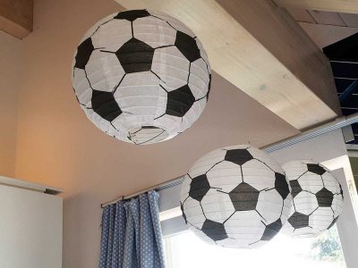 Fußballdeko - Lampions fürs Kinderzimmer